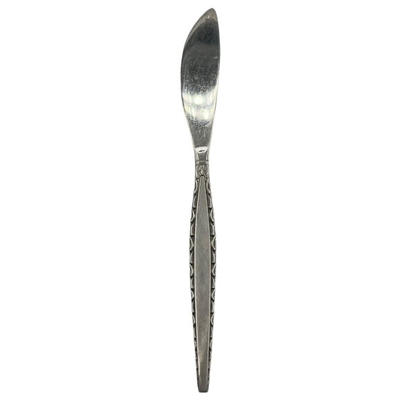 Venetia Oneida Stainless Two Butter Knifes And A Sugar Spoon - Picture 6 of 8